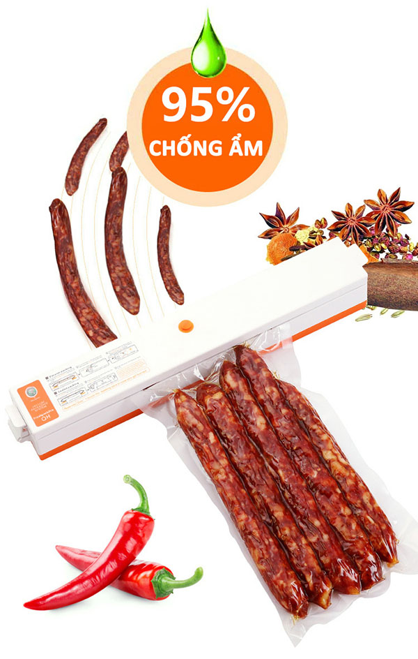 Máy hút chân không thực phẩm Fresh Pack Pro - Moel G-88 (tặng kèm 10 túi nilon) - Hàng nhập khẩu