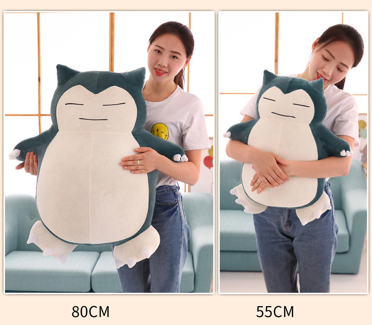 Gấu Bông Pokemon Snorlax (Kabigon) Siêu Mềm Siêu Dễ Thương (25cm---&gt;80cm) Hàng Xịn Cao Cấp (Tặng Kèm 1 Ví Da 12 Ngăn Đựng Thẻ Atm, Cccd)