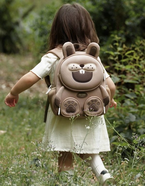 Balo cho bé mầm non Zoyzoii B38 Forest animal backpack hình động vật rừng dễ thương, siêu nhẹ, đeo êm ái - Hàng chính hãng