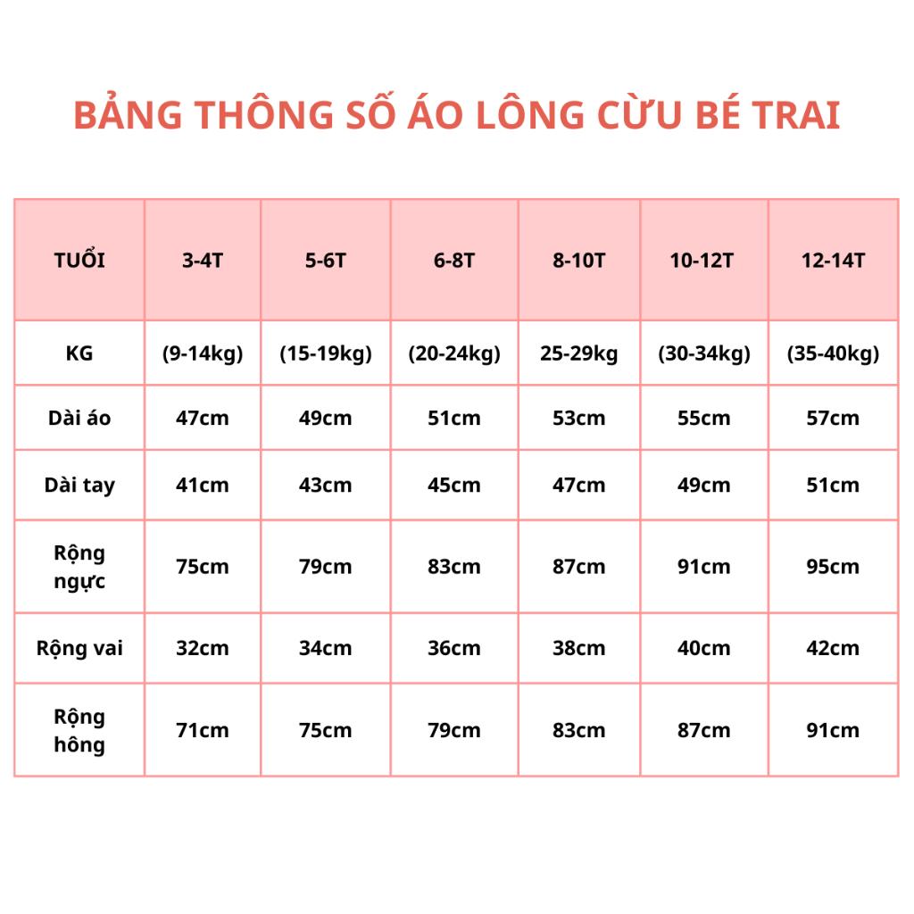 [9kg-40kg] Áo Lông Cừu Bé Trai FALUMAR , áo khoác trẻ em cao cấp, lớp lông 2 mặt dầy dặn ấm áp, size cho bé từ 3-14 tuổi - Xanh ngọc - Rêu