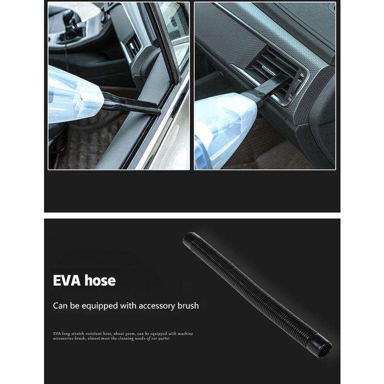 Máy hút bụi cầm tay công suất cao sử dụng ướt và khô lực hút mạnh 120w cho xe hơi