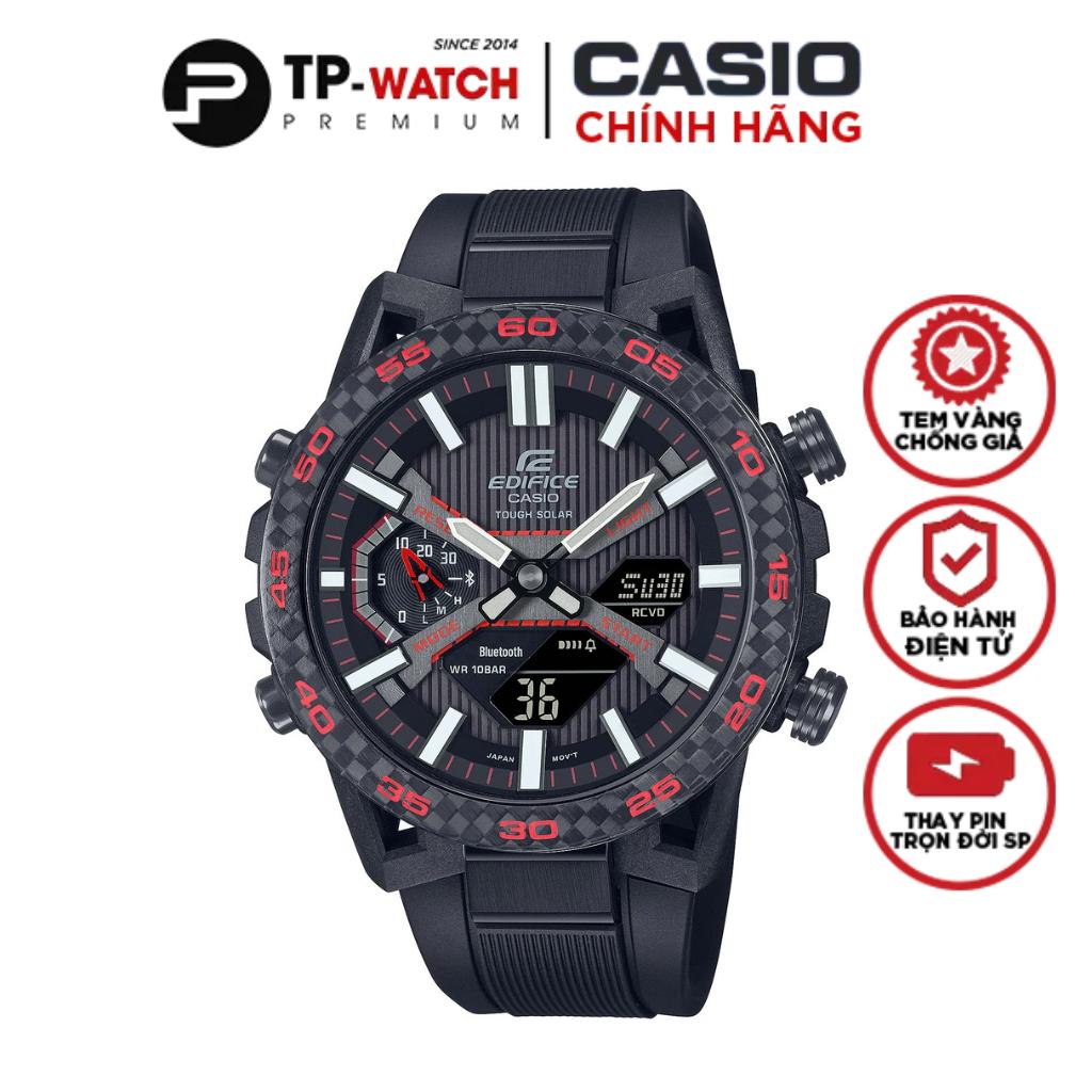 Đồng Hồ Nam Dây Nhựa Casio Edifice ECB-2000PB-1A Bluetooth Chính Hãng - Pin Năng Lượng Mặt Trời - ECB-2000PB-1ADF