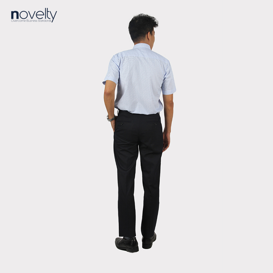 Quần tây nam Novelty 0Ply Regular fit xanh navy NQTMMDMPRR2209970