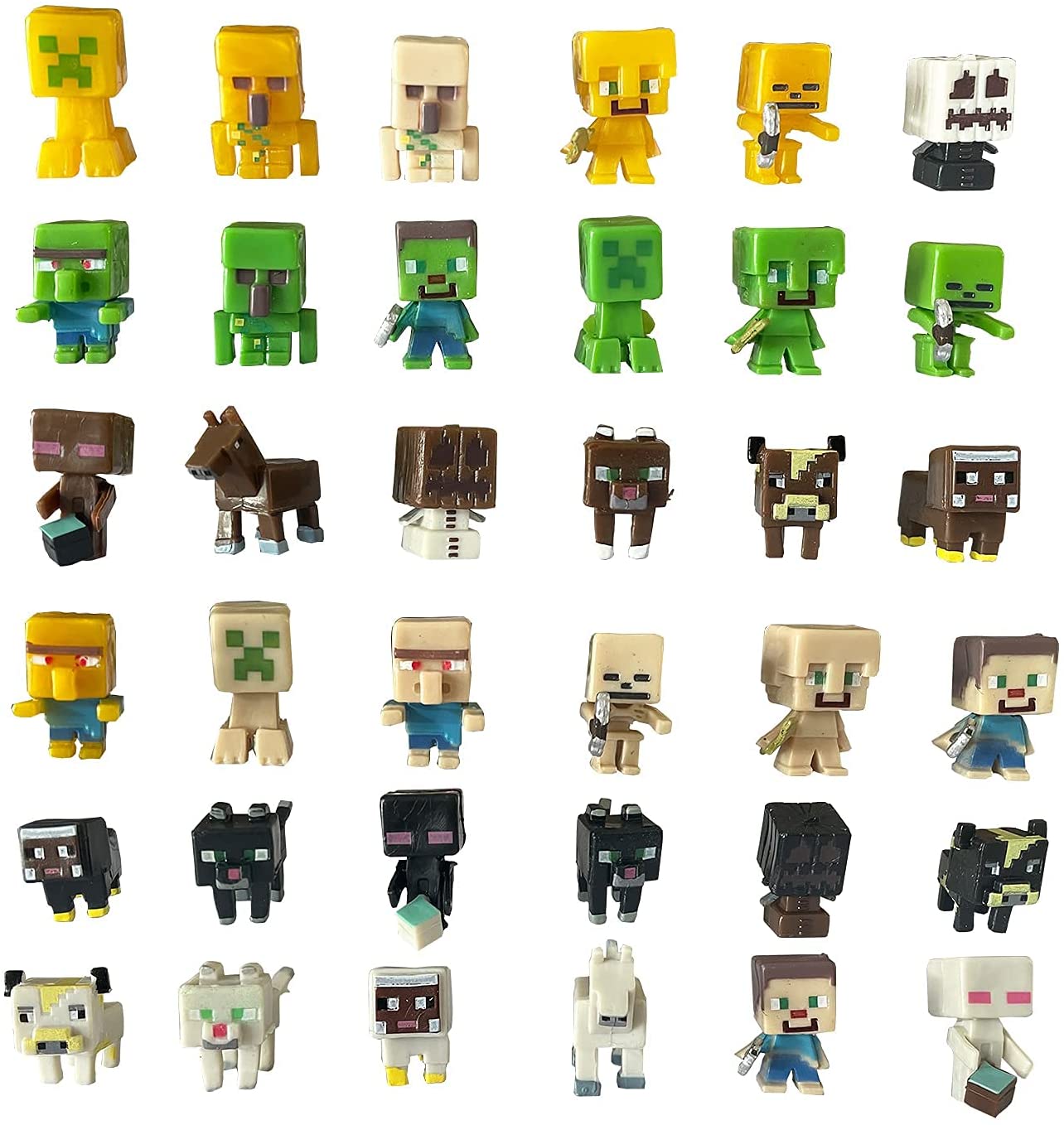 Combo 36 nhân vật Minecraft mini figure mẫu 1