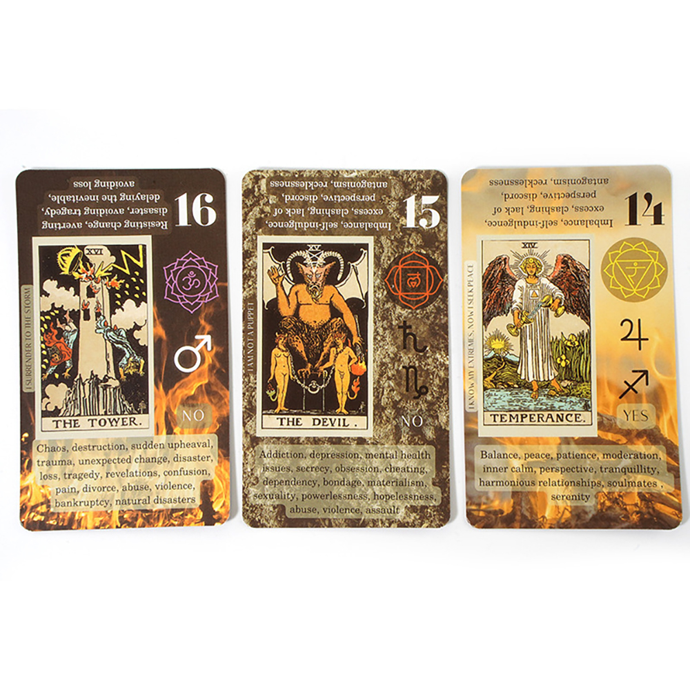 Bộ Bài Learning Tarot Cards 78 Lá Bài Đá Thanh Tẩy