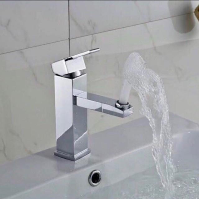 Vòi lavabo đầu xoay 360 độ