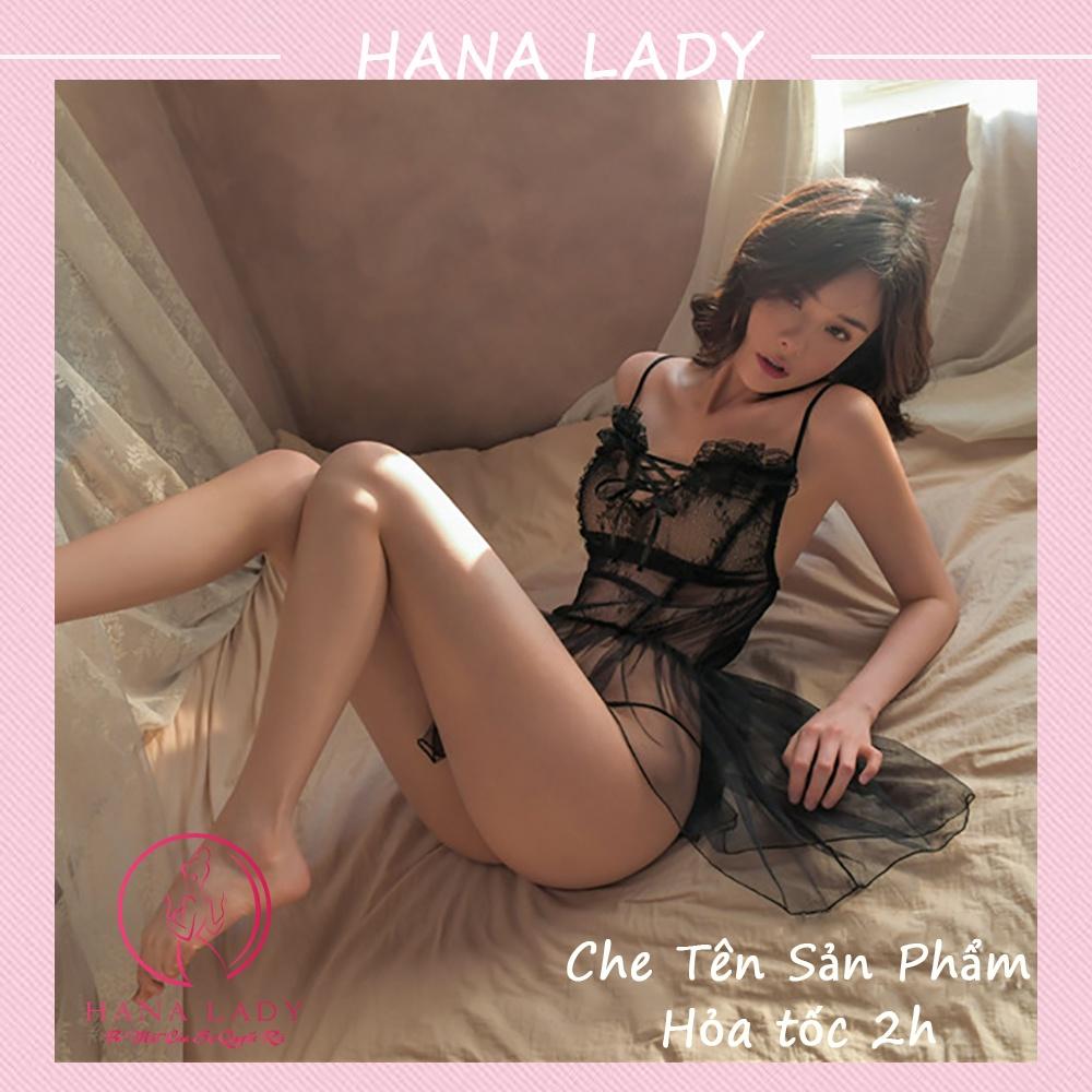 Váy ngủ xuyên thấu đầm ngủ tàng hình sexy VN483