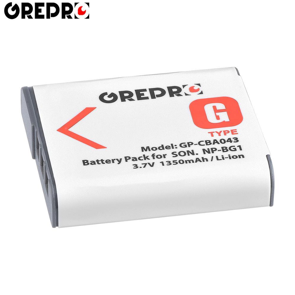 3 Pin 1350mAh NP-BG1 NPBG1 + Bộ sạc pin NP BG1 cho Sony DSC-N1 DSC-N2 DSC-H9 DSC-H10 DSC-H20 DSC-H50 DSC-W130 W120 Màu sắc: 3B có Bộ sạc