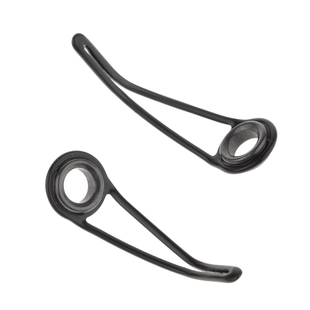 20pcs Single Leg Fishing Rod Guides Line Ring DIY Pole Repair Kit