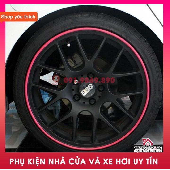 Dây Viền Bảo Vệ Vành Bánh Xe Ô Tô, miếng dán trang trí vành thép mạ điện lốp xe, dải chống xước và va chạm nhiều màu