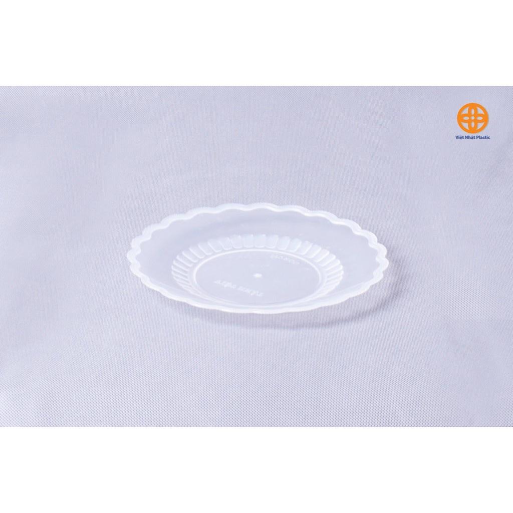 Đĩa nhựa trắng trong các cỡ