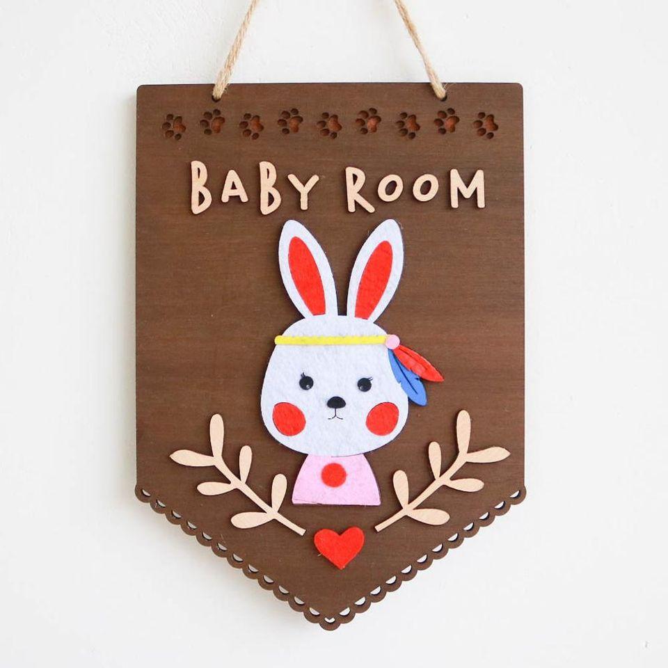 Bảng gỗ trang trí BabyRoom