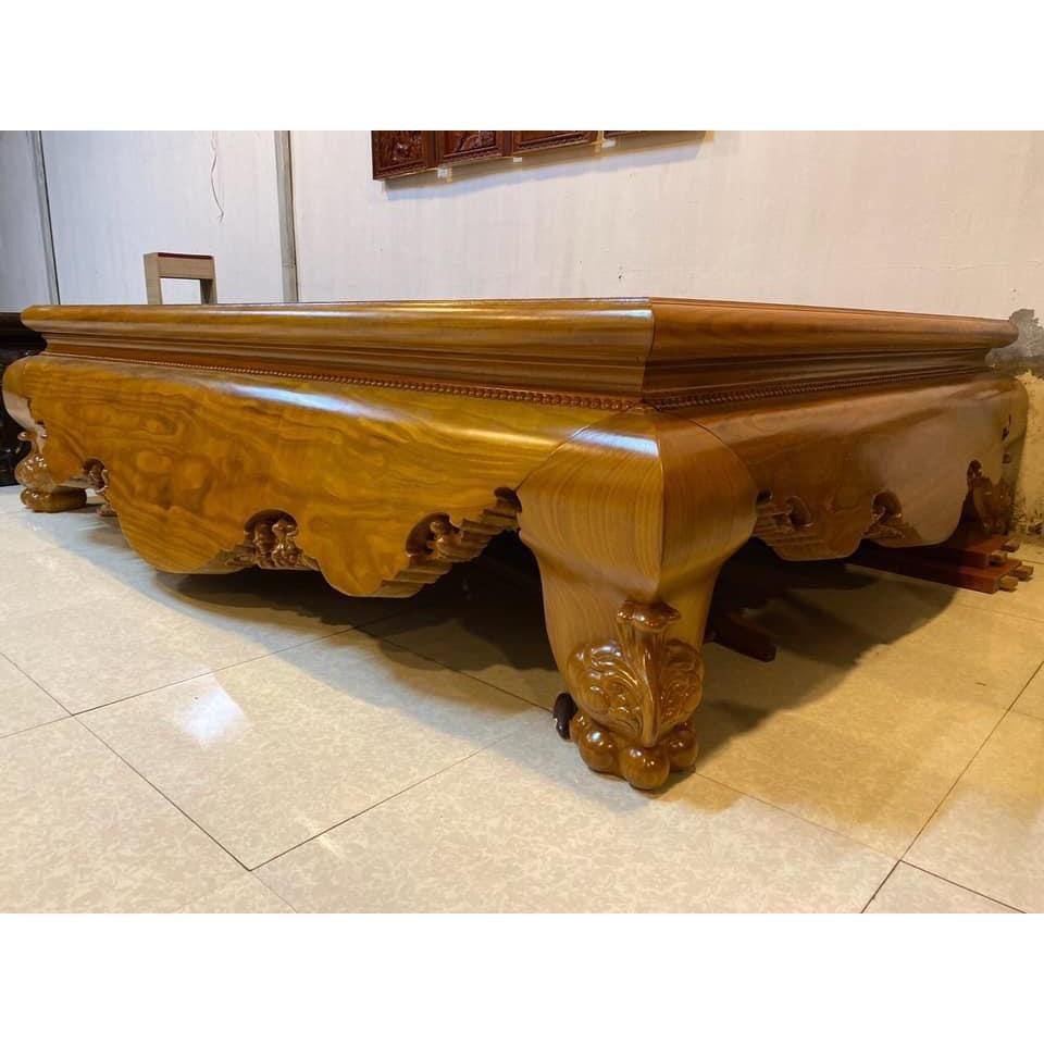 Sập Nằm Trơn Gỗ Cẩm Vàng