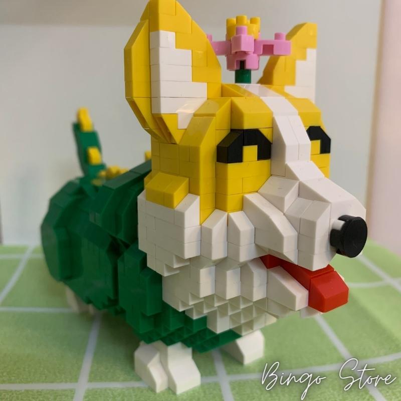 MÔ HÌNH LẮP RÁP CHÓ CORGI 815 CHI TIẾT SIÊU HẤP DẪN