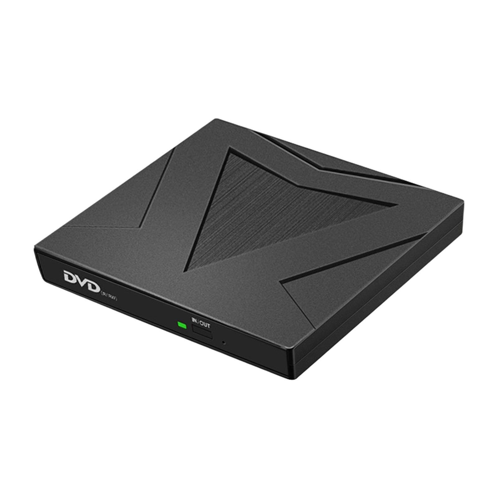 Computer Drive Burner USB 3.0 USB C Dual Ports DVD Rw Writer for Laptop