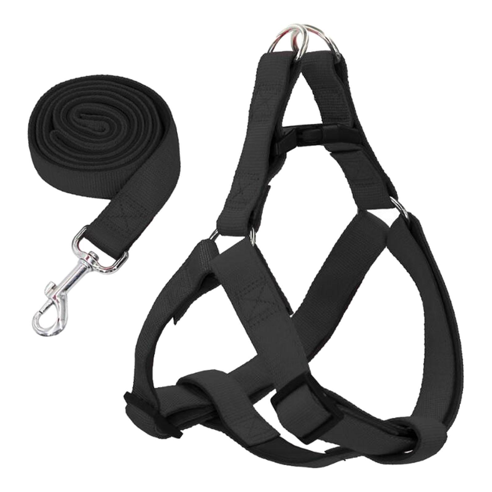 Dog Harness and Leash Set Adjustable Comfortable Puppy Vest for Running