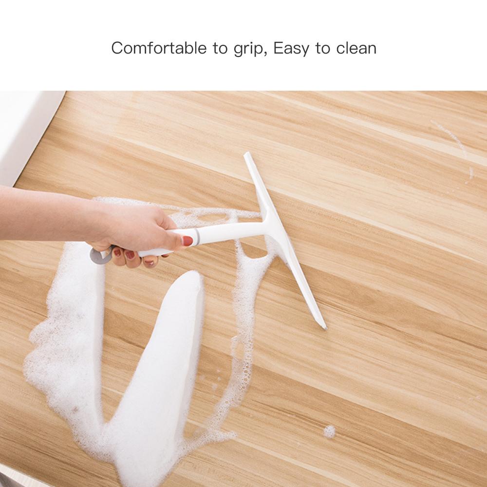 Dụng cụ gạt nước bằng silicon Tay cầm chống trượt để làm sạch cửa sổ / gương / kính