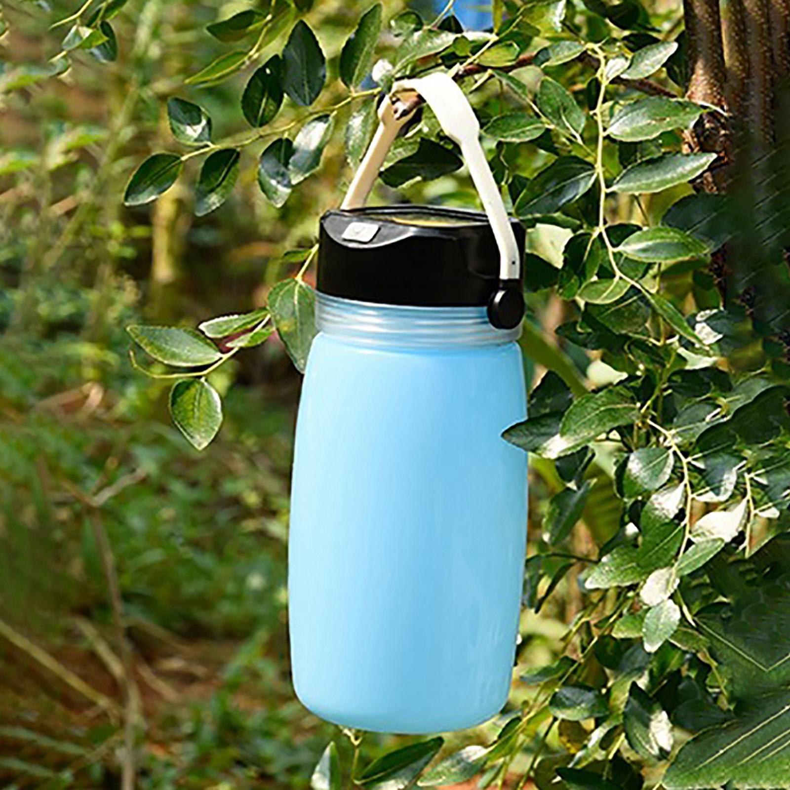 Sports Water Bottle Lantern Camping Lamp for Outdoor Camping Camping Lamp Solar Charging Luminous Water Cup