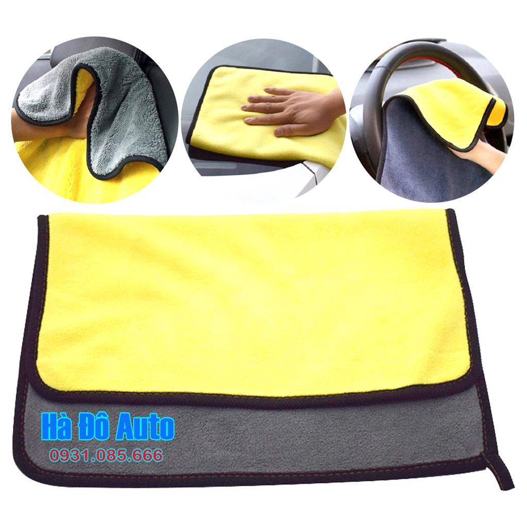 Khăn Lau Nhà Bếp - Khăn Lau Ô Tô - Khăn Lau Microfiber Siêu Mềm Siêu Thấm Hút Nước