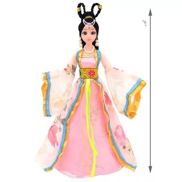 Búp bê cổ trang khớp váy hoa