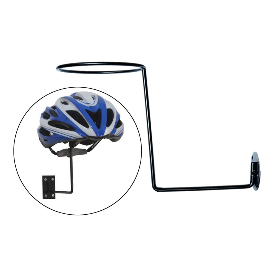 4pcs Wall Mount Helmet Display Holder Stand Coats Jacket Caps Rack Hanger