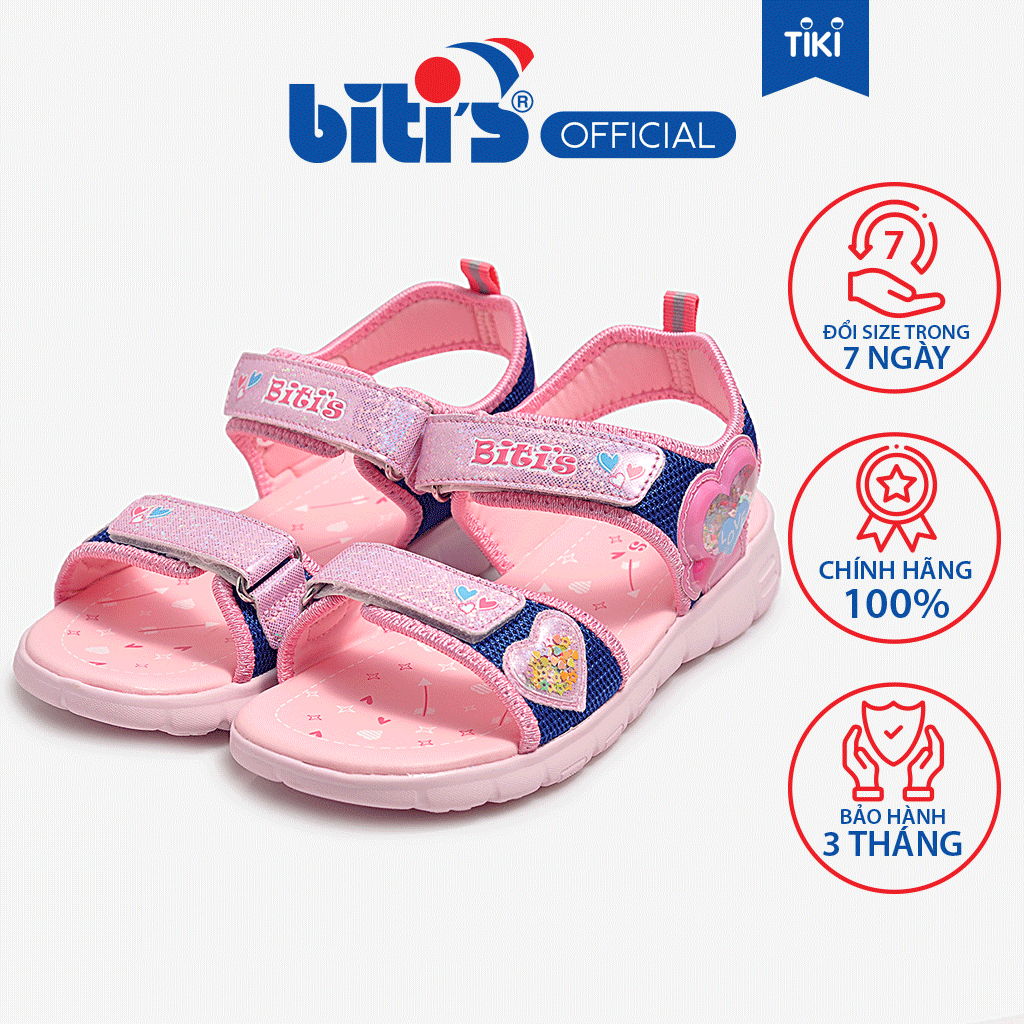 Sandal Eva Phun Bé Gái Biti's BEG000600XNH ( Xanh Nhớt)