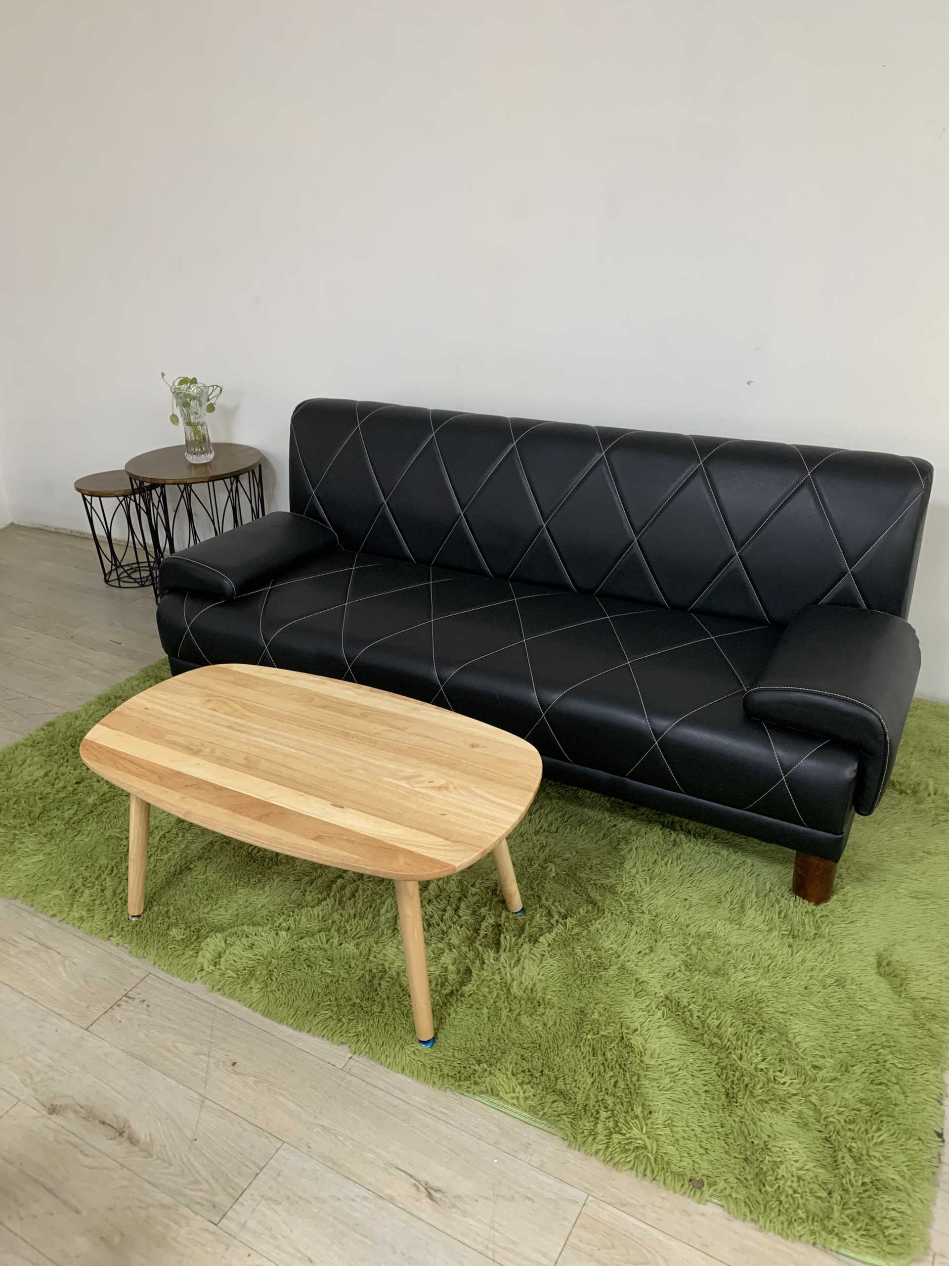 Bàn trà sofa gỗ ghép 90*50*40