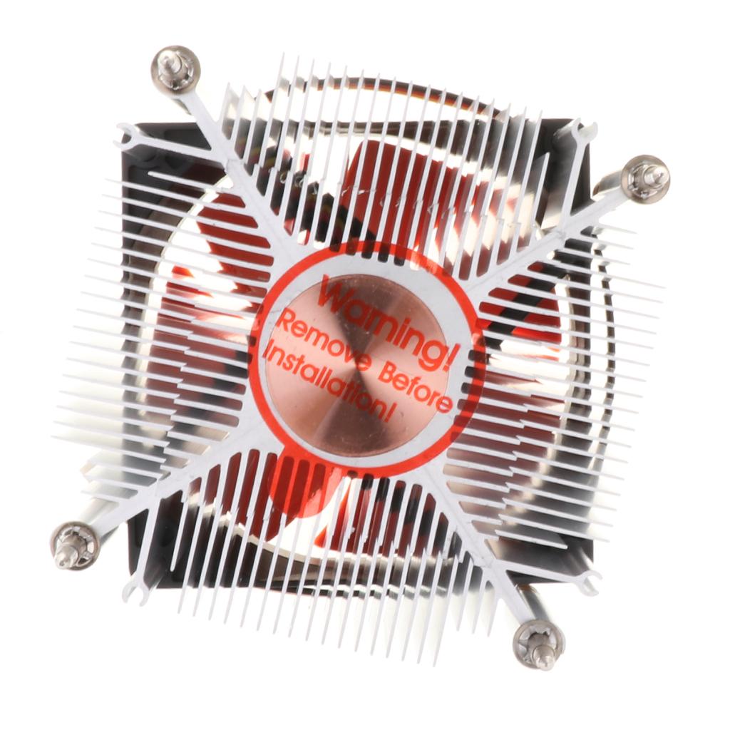 Desktop Computer Motherboard CPU Heatsink Fan Cooling Kit 3Pin 12V Power