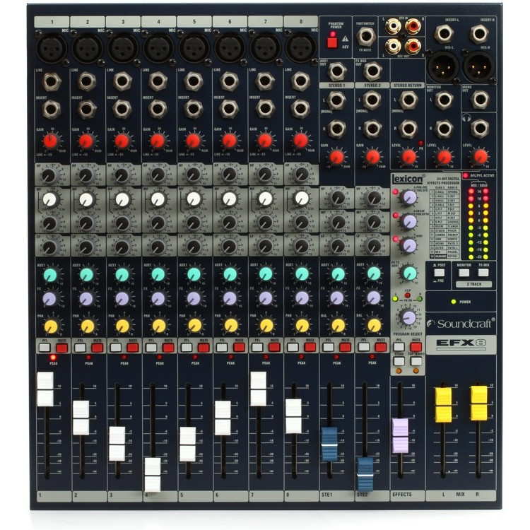 Bộ Trộn Âm Thanh Soundcraft EFX8 nhập khẩu