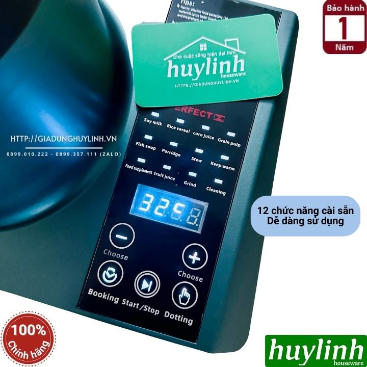 Máy làm sữa hạt đa năng Perfect PF-SH39 - Dung tích 1.75 lít - 12 chức năng cài sẵn - Hàng chính hãng