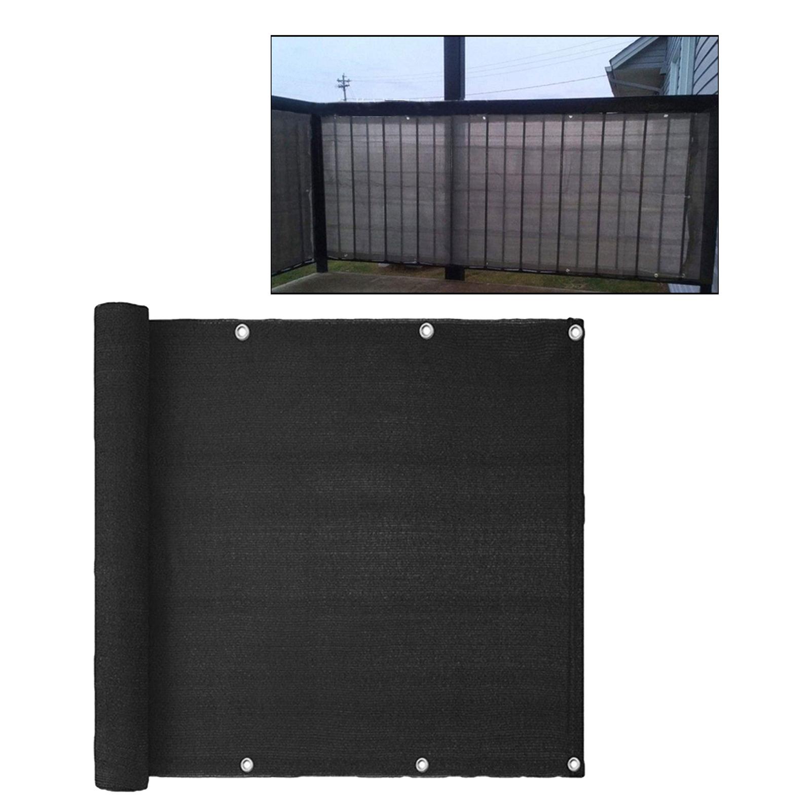 Commercial Fence Privacy Screen Windproof Cooling for Balcony Patio Pool
