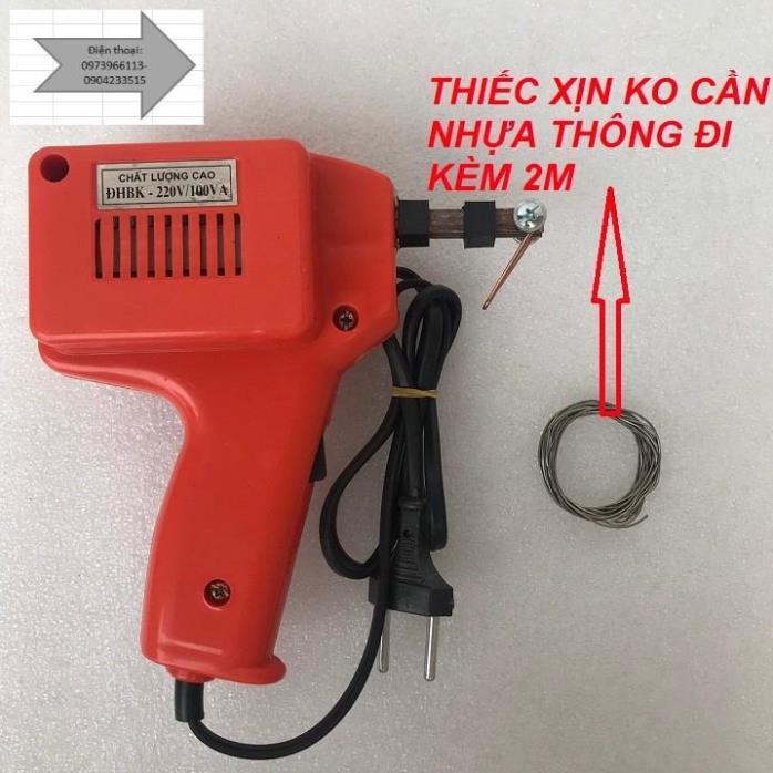 Mỏ hàn xung tặng kèm thiếc hàn - 100VA