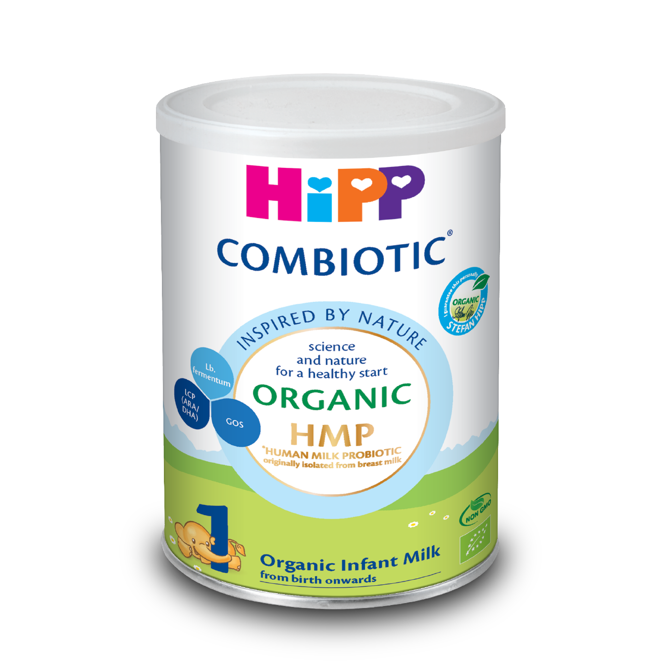 Combo 2 lon Sữa bột công thức HiPP 1 Organic Combiotic 350g (dành cho trẻ sơ sinh) (2 lon x 350g)