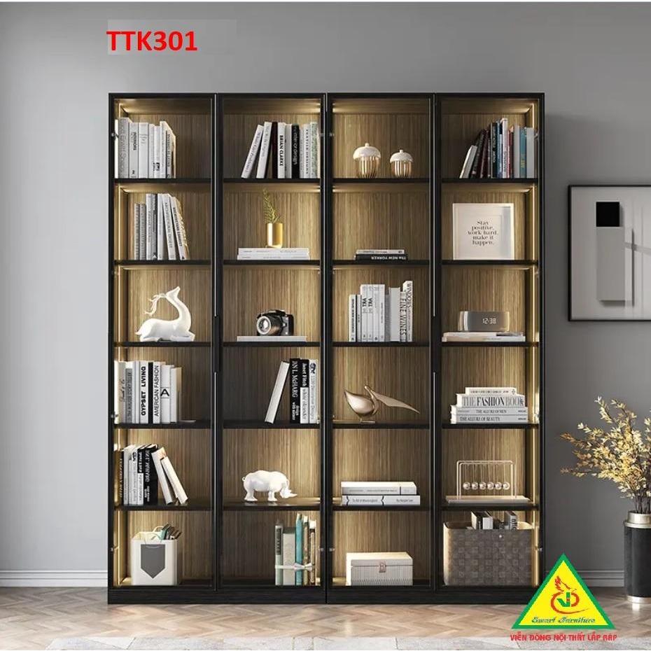 Tủ trang trí cánh kính TTK301 - Nội thất lắp ráp Viễn Đông ADV