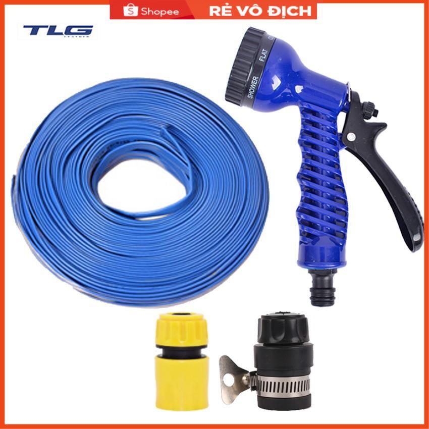 Bộ dây tăng áp 3 lần vòi xịt nước rửa xe, tưới cây loại 7-10m  206843