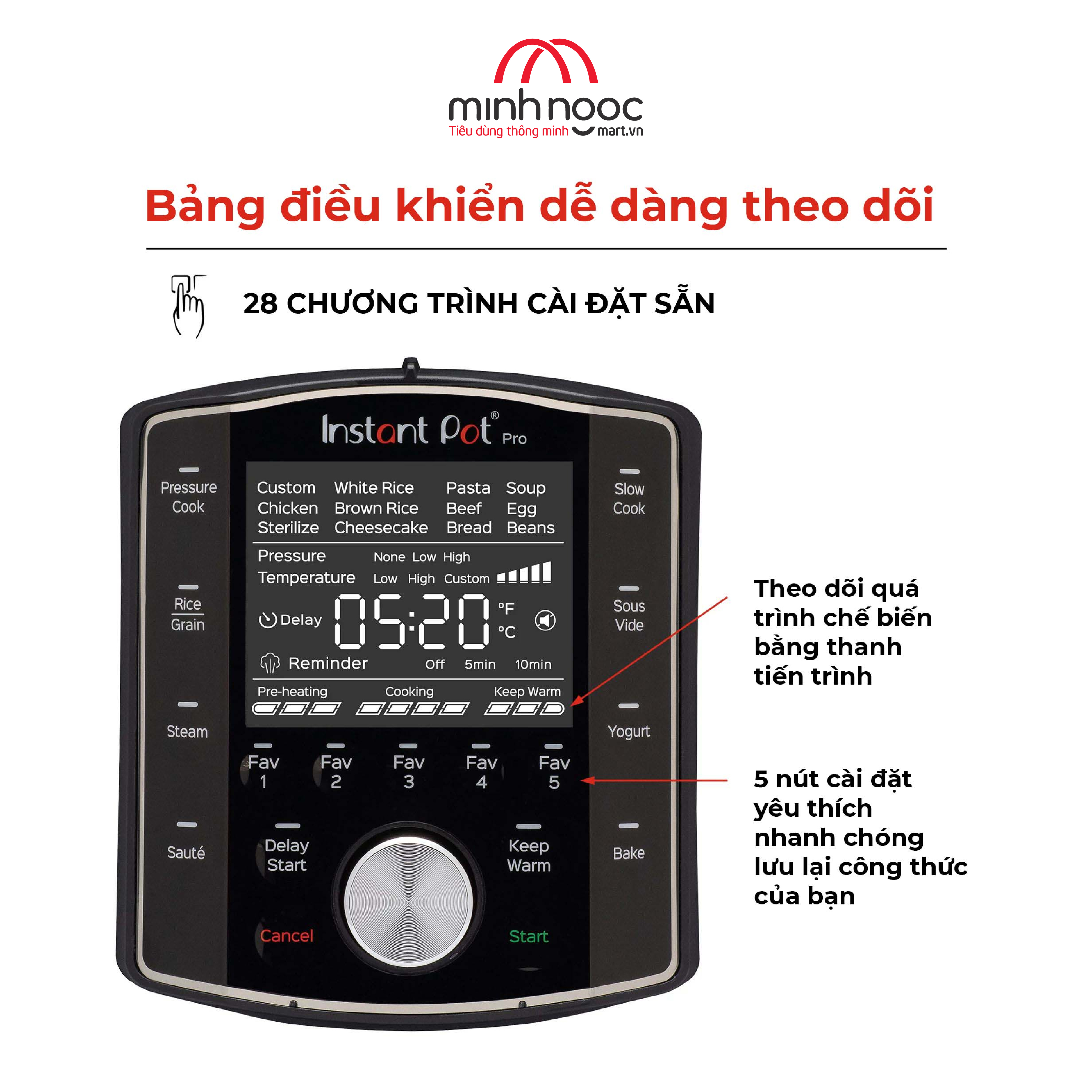 [Hàng chính hãng] Combo 2. Nồi áp suất điện Đa Năng Instant Pot Pro 10 trong 1(10 in 1) . Dung tích 5.7L & Nồi chiên không dầu Instant Vortex, Dung tích  5.7L. 4 chức năng  trong 1 (4 in 1)