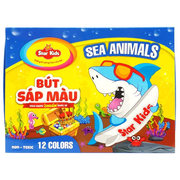 Hộp 12 Bút Sáp Màu - Star Kids K-CR12/2