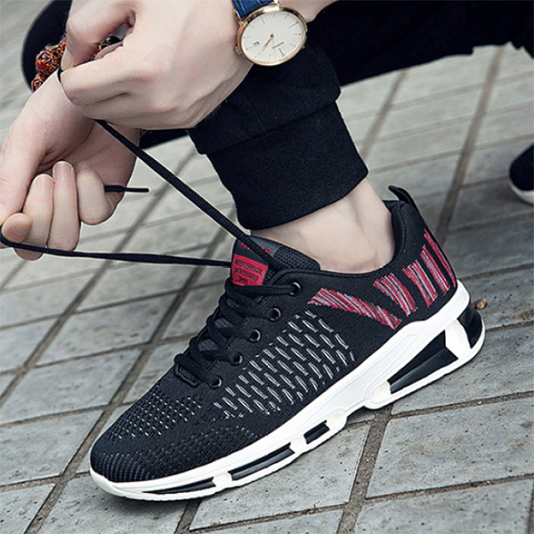 Giày Thể Thao Chạy Bộ Kiểu Lưới Thoáng Khí Cho Nam - Tùy Chọn Size & Màu Sắc