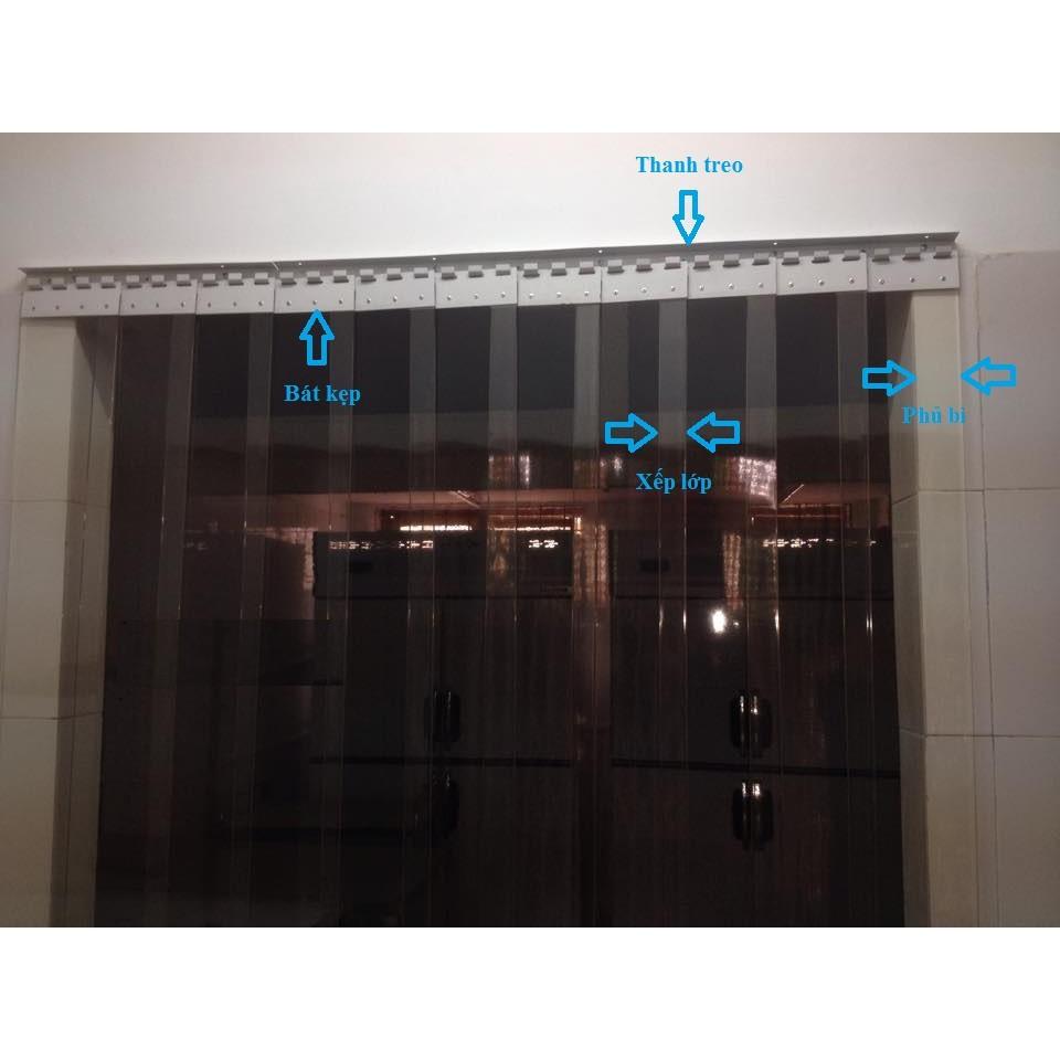 Nhựa PVC ngăn lạnh dày 2mm x 200mm tính theo mét dài