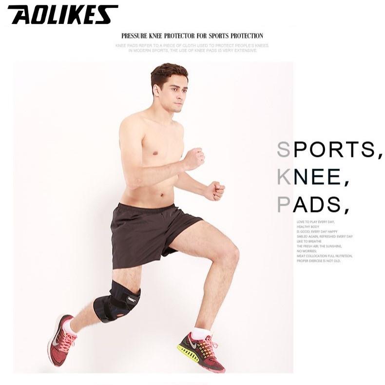 Đai bảo vệ đầu gối có lò xo hỗ trợ AOLIKES – 618
