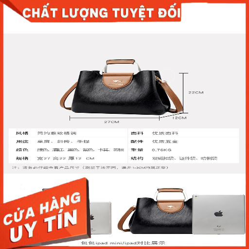 Túi Xách Nữ Đeo Vai Cao Cấp - Túi đeo chéo Công sở Phong Cách Hiện Đại Âu Mỹ TVNN358 - Backpackworld HCM