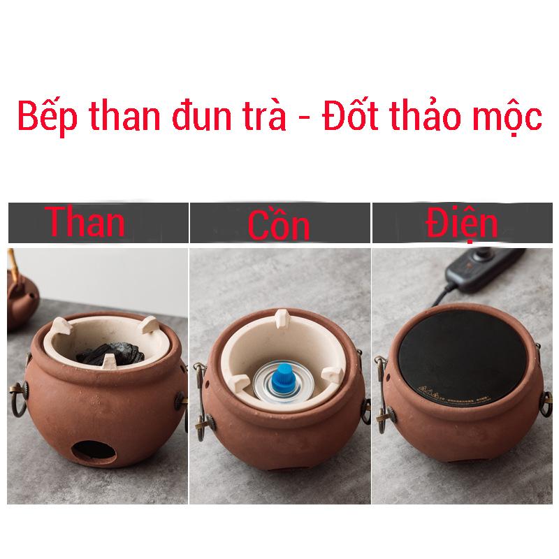 Bếp đun trà cao cấp R1 tặng kèm 200 viên than