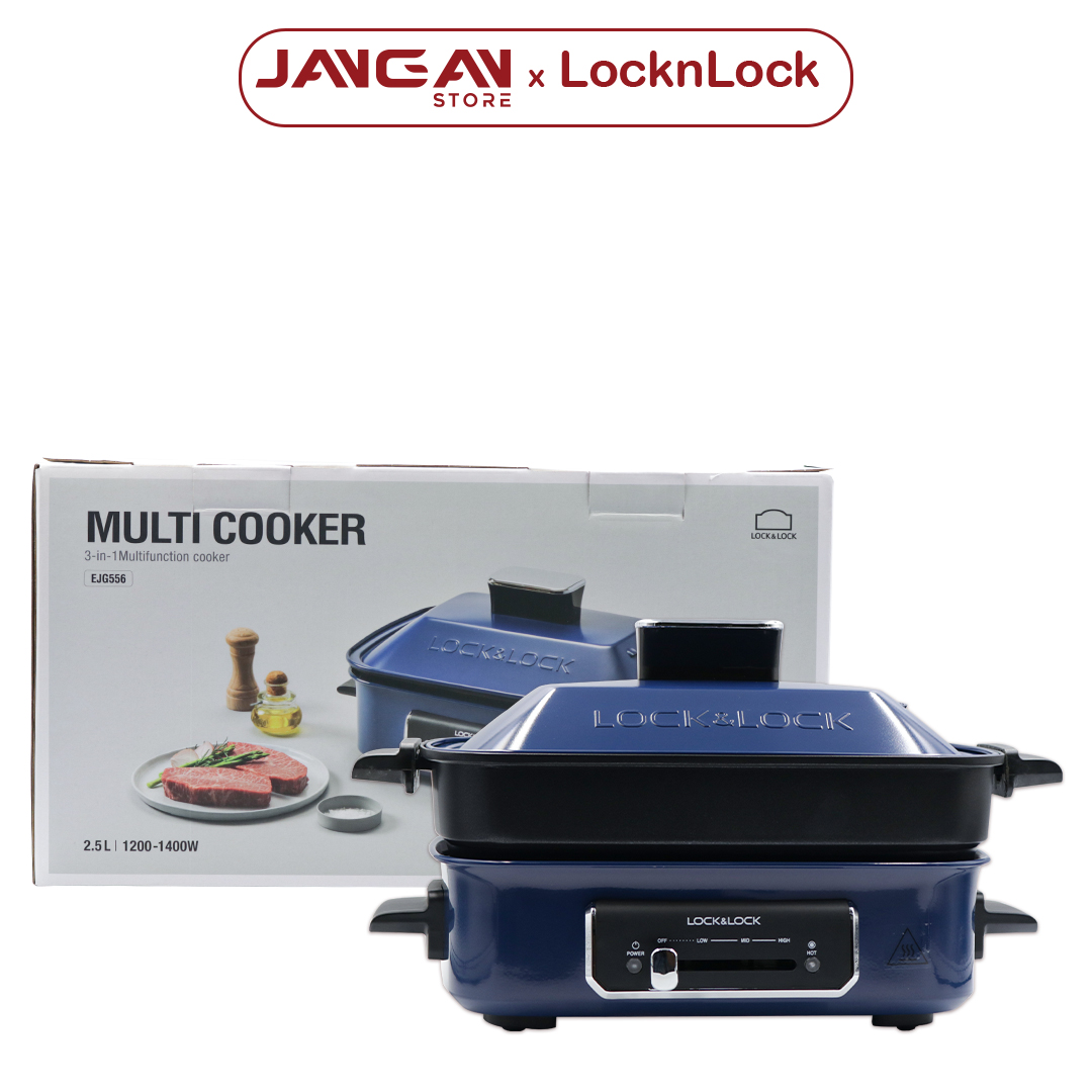 Nồi Điện Đa Năng Lock&amp;Lock EJG556 (2.5 Lít) - Hàng Chính Hãng