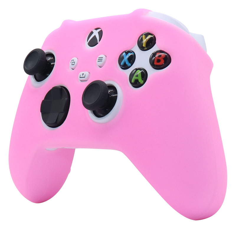 Pink Soft Silicone Gamepad Wear Chống bảo vệ Vỏ da CASE CASE MÁY TÍN