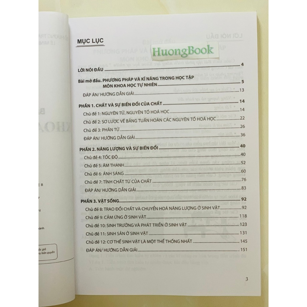 Sách - Bài Tập Phát Triển Năng Lực Khoa Học Tự Nhiên 7