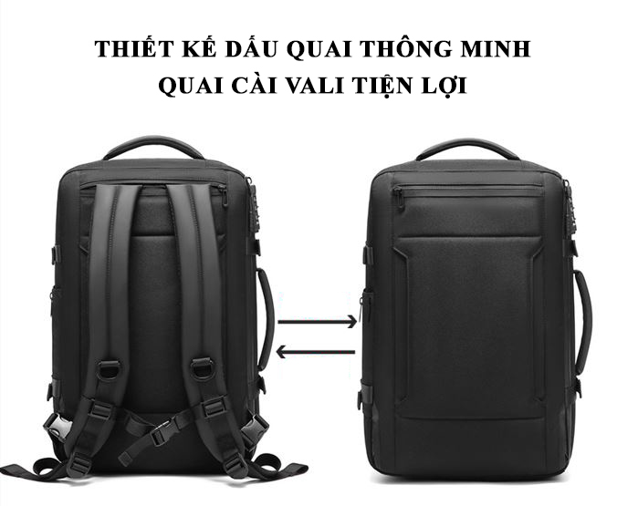 Balo Laptop Đa Năng 15.6 inch REEYEE RY113B - Hàng Chính Hãng