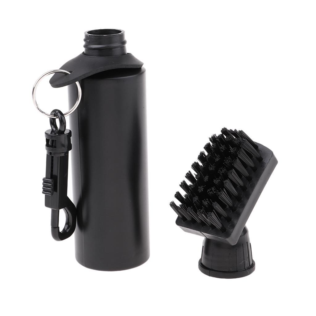 2 Golf Club Brush Golf Cleaning Brush Groove Self-Contained Water with Clip