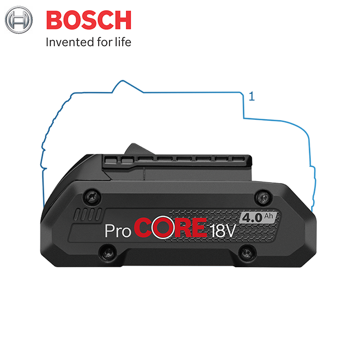 PIN LI-LON BOSCH PIN 18V --- 4.0AH PROCORE MỚI - HÀNG CHÍNH HÃNG