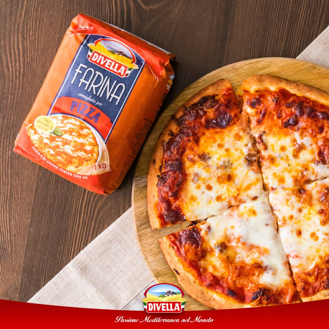 Combo 2 Sản Phẩm Bột Farina 1Kg Chuyên Làm Pizza + Sốt Cà Chua &amp; Ớt  Salsa Arrabbiata Sauce 340 Gr Divella Italia