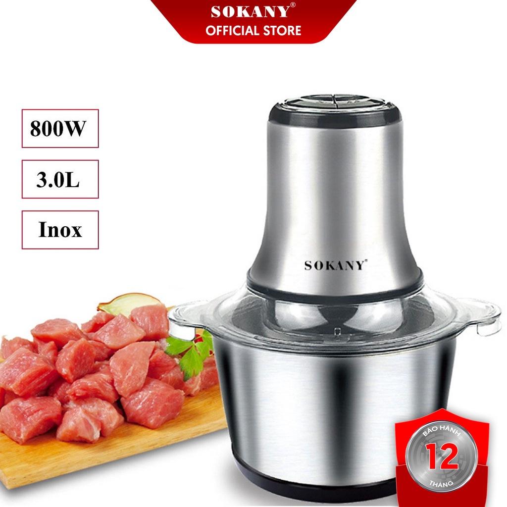 Máy Xay Thịt Đa NĂng SOKANY 7005A 3 Lít 800W Bảo Hành 12 Tháng - Hàng chính hãng